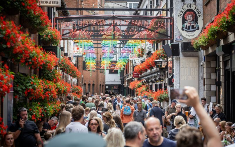 Fleadh frenzy as Belfast sees 95% jump in city footfall, crowds top 350k