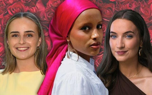 New York Rose Ciara McGinty, Dublin Rose Suad Mooge, and London Rose Ciara Fallon.