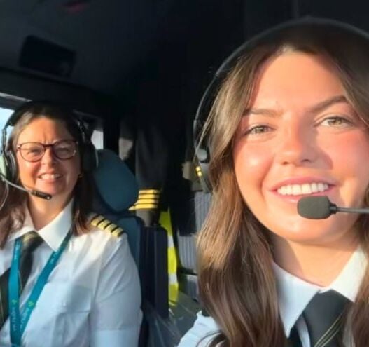 "A day I will treasure" - Mum and daughter pilots make Aer Lingus history