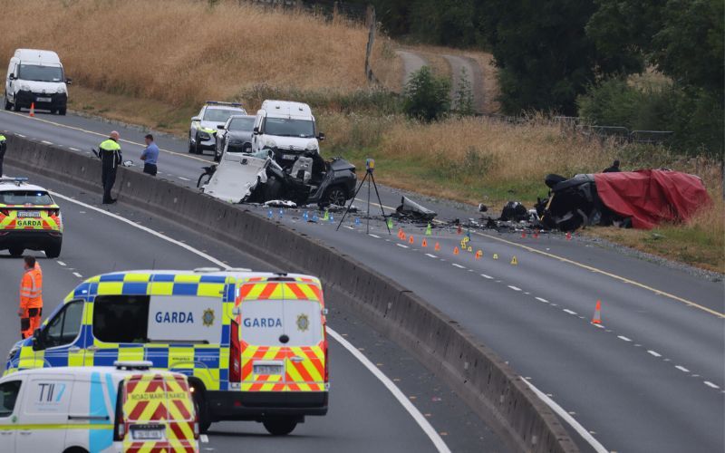 Five teens killed in wrong-way motorway crash that left Carlow family fighting for their lives