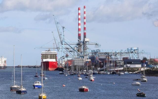 Dublin port.