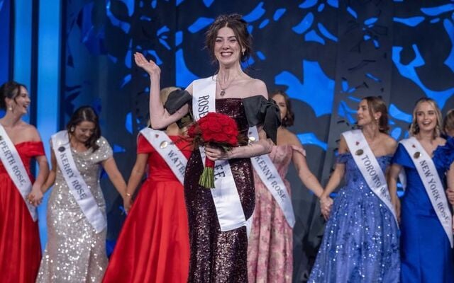  The 2026 winner of the Rose of Tralee, the Westmeath Rose Caoilfhinn Ní Choiligh.