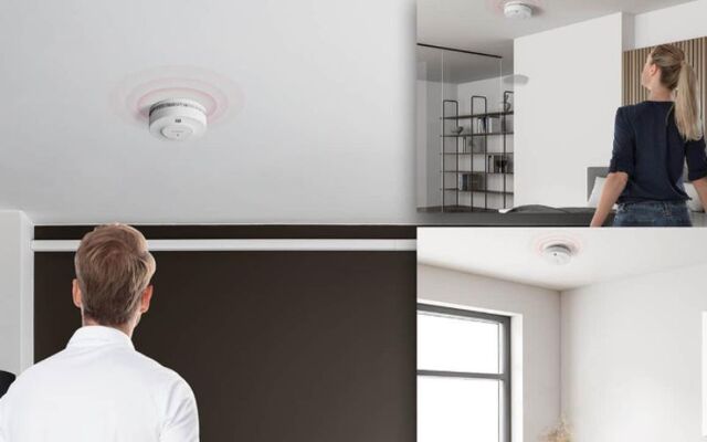 X-SENSE SD19-W wireless interconnected smoke alarm.