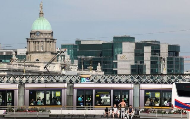 Dublin: The Irish Financial Services Center (IFSC).