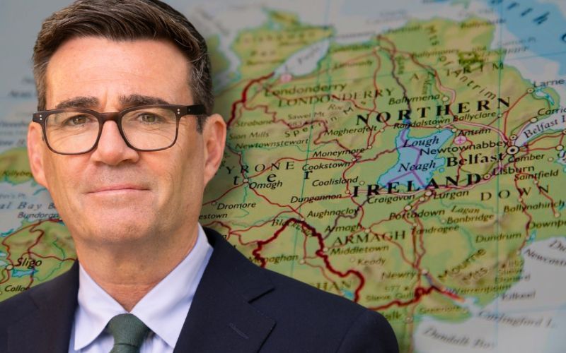 Irish border poll "off the table," new British Prime Minister says in Belfast