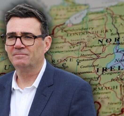 Blowback for Burnham as British PM says Irish border poll is "off the table"