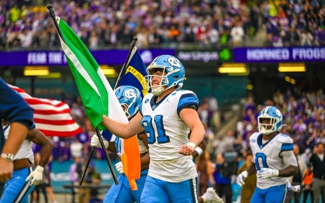 Adam McCann Gibbs from County Down, who plays for the Tar Heels, University of North Carolina.