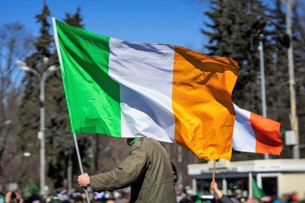The Irish Tricolour .