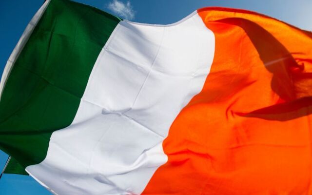 The Irish Tricolour .