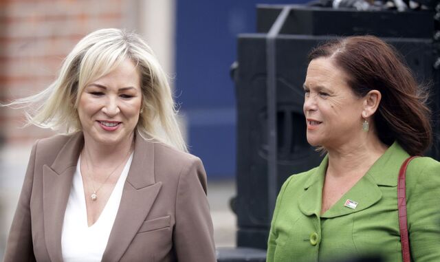 Michelle O\'Neill and Mary Lou McDonald.