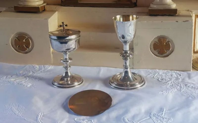 Chalice from Joseph Plunkett and Grace Gifford's Kilmainham wedding goes on public display