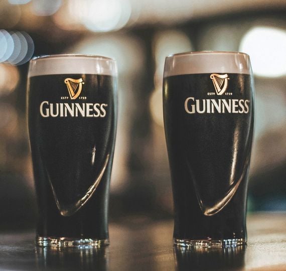 Perfect food pairings for a pint of Guinness