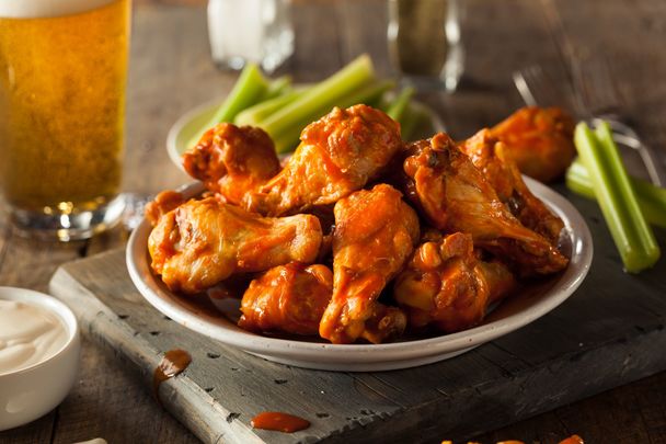 Chief Stuart O\'Keefe\'s Super Bowl chicken wings recipe.