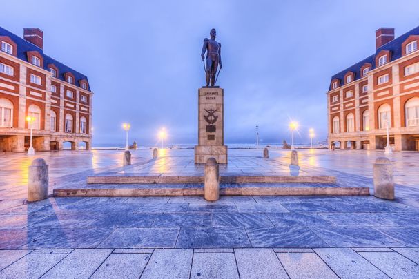 Almirante Brown Square in Mar del Plata, Argentina.