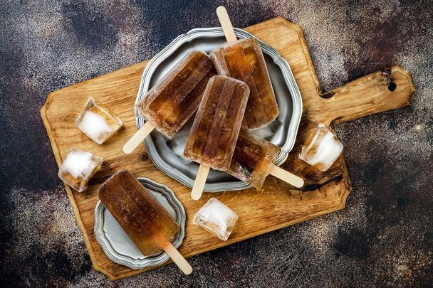 Irish coffee ice pop recipe.