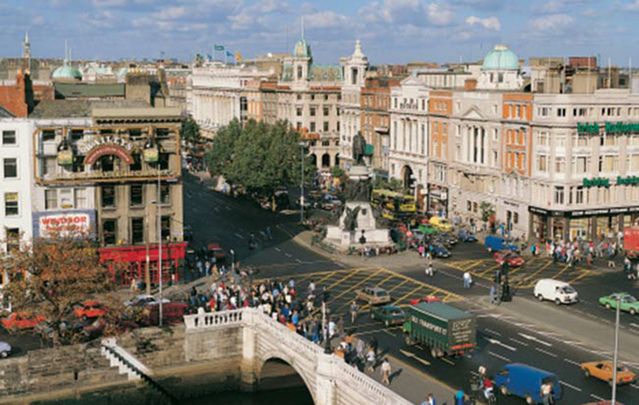 Dublin's O'Connell Street.
