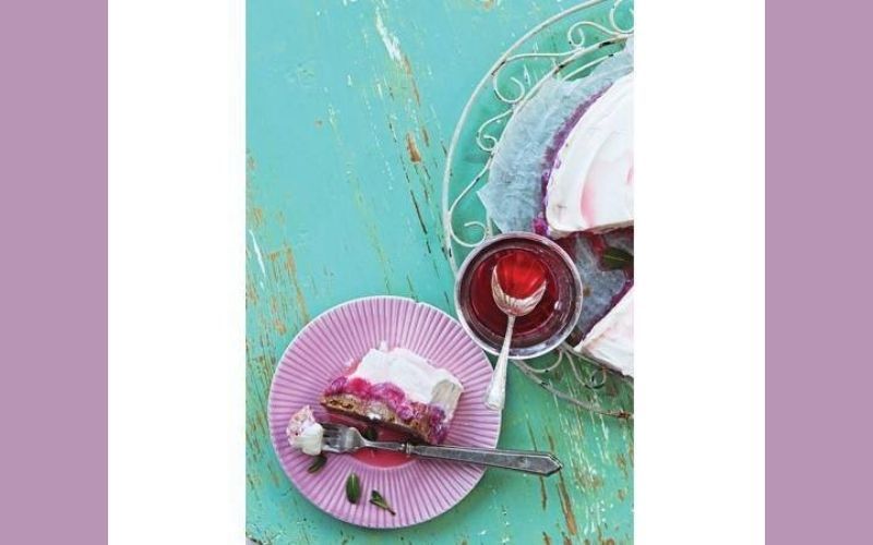 Clodagh McKenna's rhubarb and ginger cheesecake recipe
