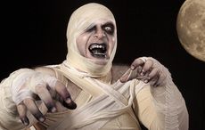 Halloween recipe for yummy mummy hot dogs