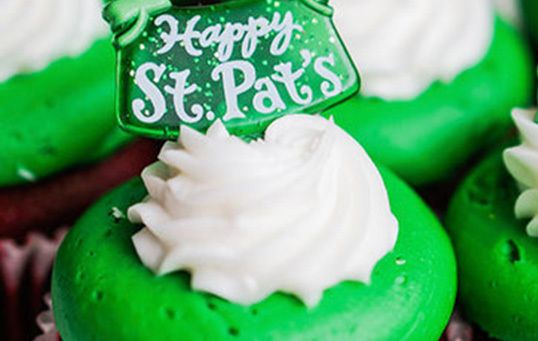 Try your hand at our recipe for St. Patrick's Day cupcakes