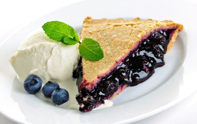 Blueberry pie in celebration of the Celtic festival of Lughnasa