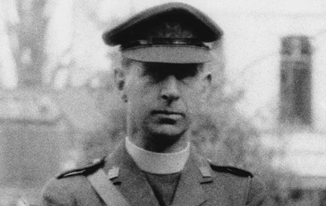 Father Browne: Ministering to soldiers in the thick of the action, Titanic priest was wounded five times and badly gassed.
