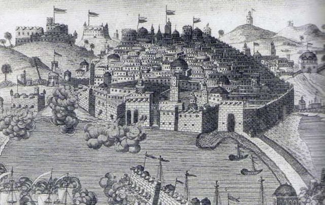 An illustration of the Sack of Baltimore.
