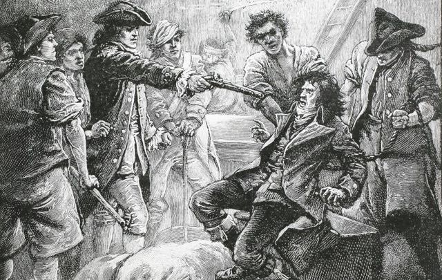 The capture of Wolfe Tone in 1798.