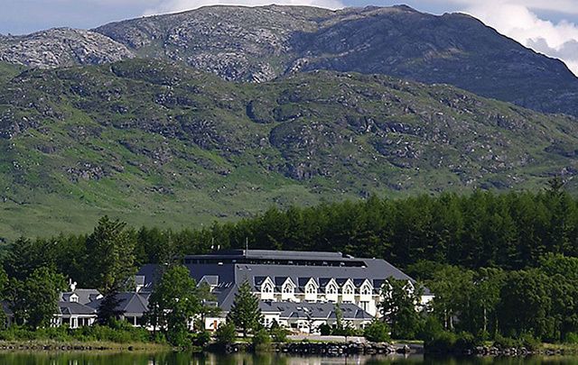 The surreal beautiful location of Harvey's Point Hotel, Donegal.