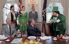 WATCH: President Reagan REALLY loved St. Patrick's Day