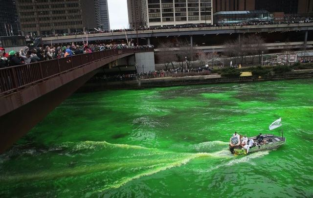 Cities glow green in celebration of St. Patrick's Day