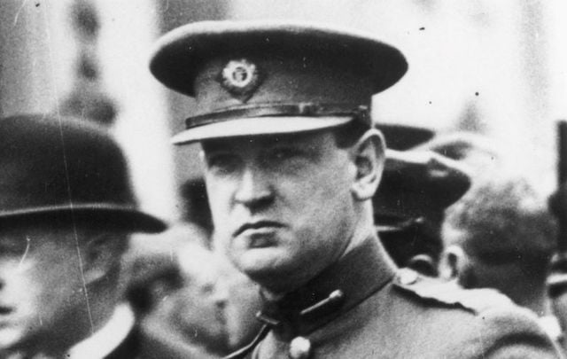 Michael Collins, pictured here only a week before his death in August 1922