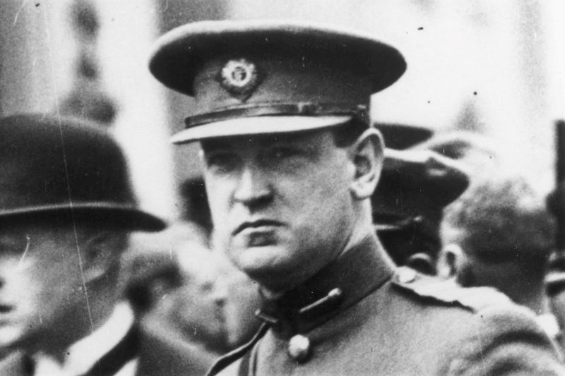 The mass card used in Michael Collins's funeral in 1922