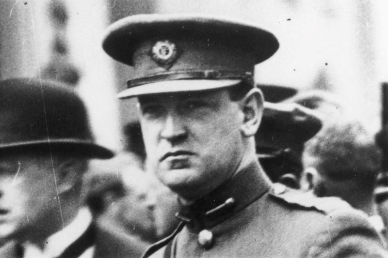 The mass card used in Michael Collins's funeral in 1922