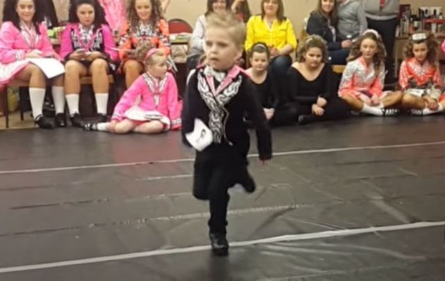 Young Irish dancer from Scotland, Oscar Donnelly, is a star in the making.