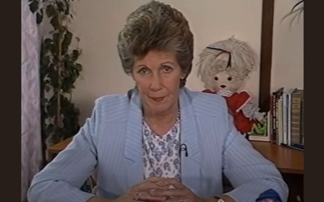 A shot from the Irish Catholic Sex Education For Girls video from the 1980’s.
