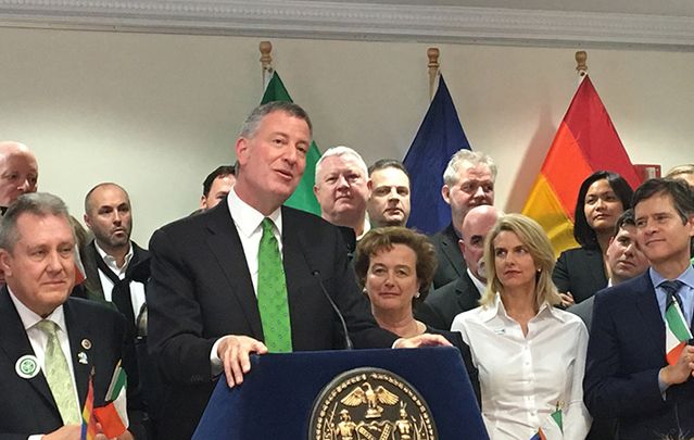 The horses belong in New York. I'm not sure Bill de Blasio does as the city mayor. Time will tell.