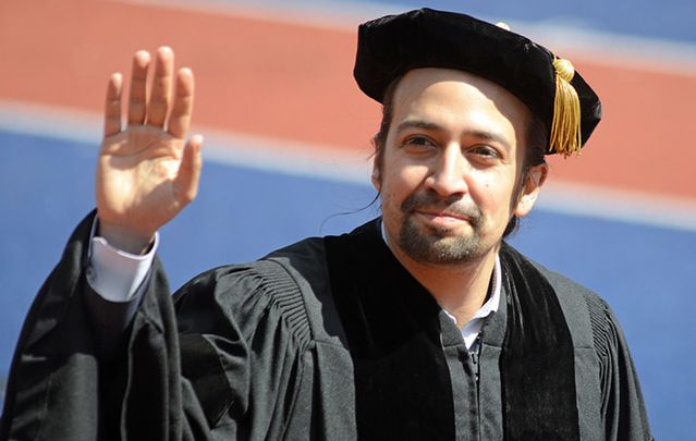Lin-Manuel Miranda at the University of Pennsylvania last week.