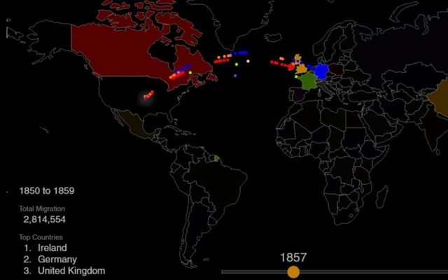 For four decades, from 1820 – 1859, Ireland led the world’s immigration to the United States.