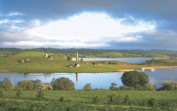 Devenish Island in County Fermanagh. 