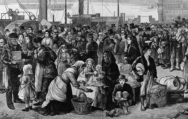 On May 31 1847 forty ships lay off Grosse Île with 12,500 passengers packed as human ballast. How does their story compare to today's refugee crisis?