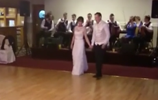 WATCH: Irish bride and groom wow their guests with a little step dancing