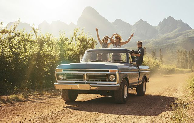 A traffic jam with friends is just a really long party. Just roll down the windows and let the love flow in.