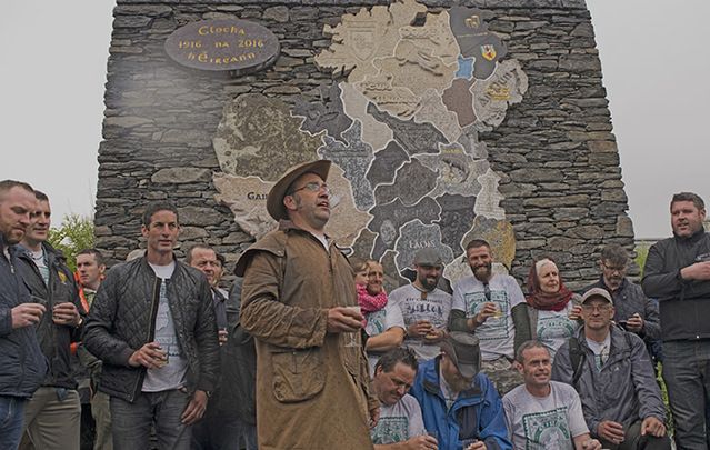 Clocha na hÉireann - a unique monument to Irish identity, a 1916 commemorative work.