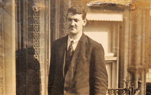 A photograph of Michael Collins that was auctioned in Ireland in 2012.