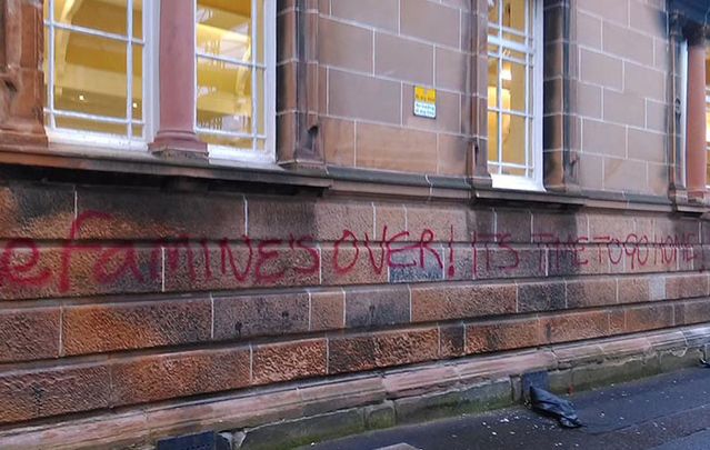 Act of vandalism targeting Irish Catholics in Glasgow confirmed to be of a sectarian nature.