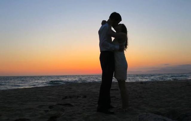 David and Miranda on their wedding day.