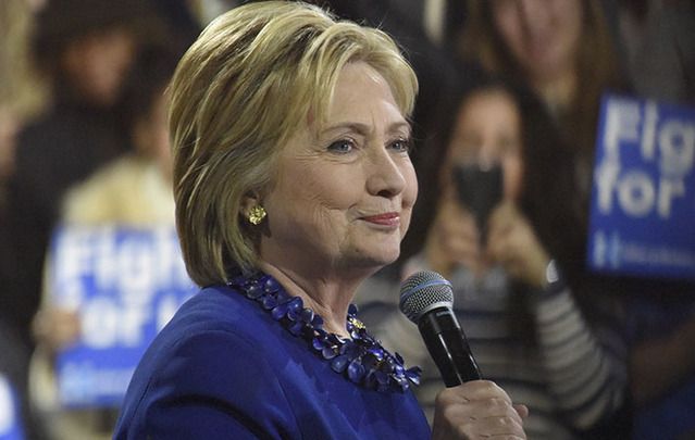 Hillary Clinton: Thanks to Donald Trump it seems very likely that the White House will stay in Democratic hands.