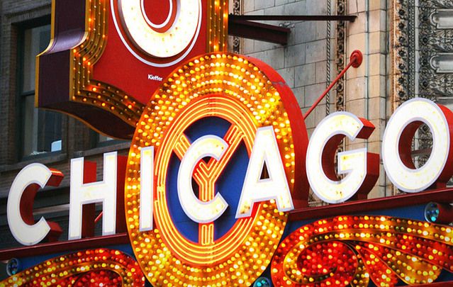 Americans get flak all the time for not saying Irish words properly. But let’s not forget that it goes both ways!  Above: The Chicago Theater.