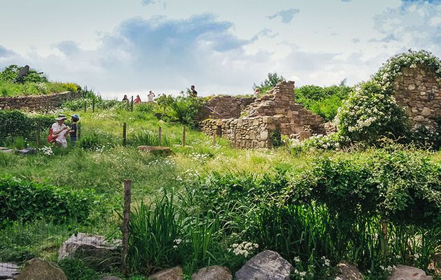 The Irish Hunger Memorial in Battery Park City.
