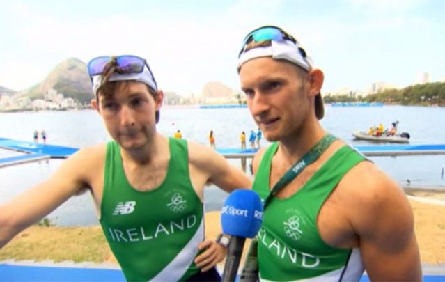 The O'Donovan brothers, from Skibbereen, won silver in men’s lightweight double skulls rowing.